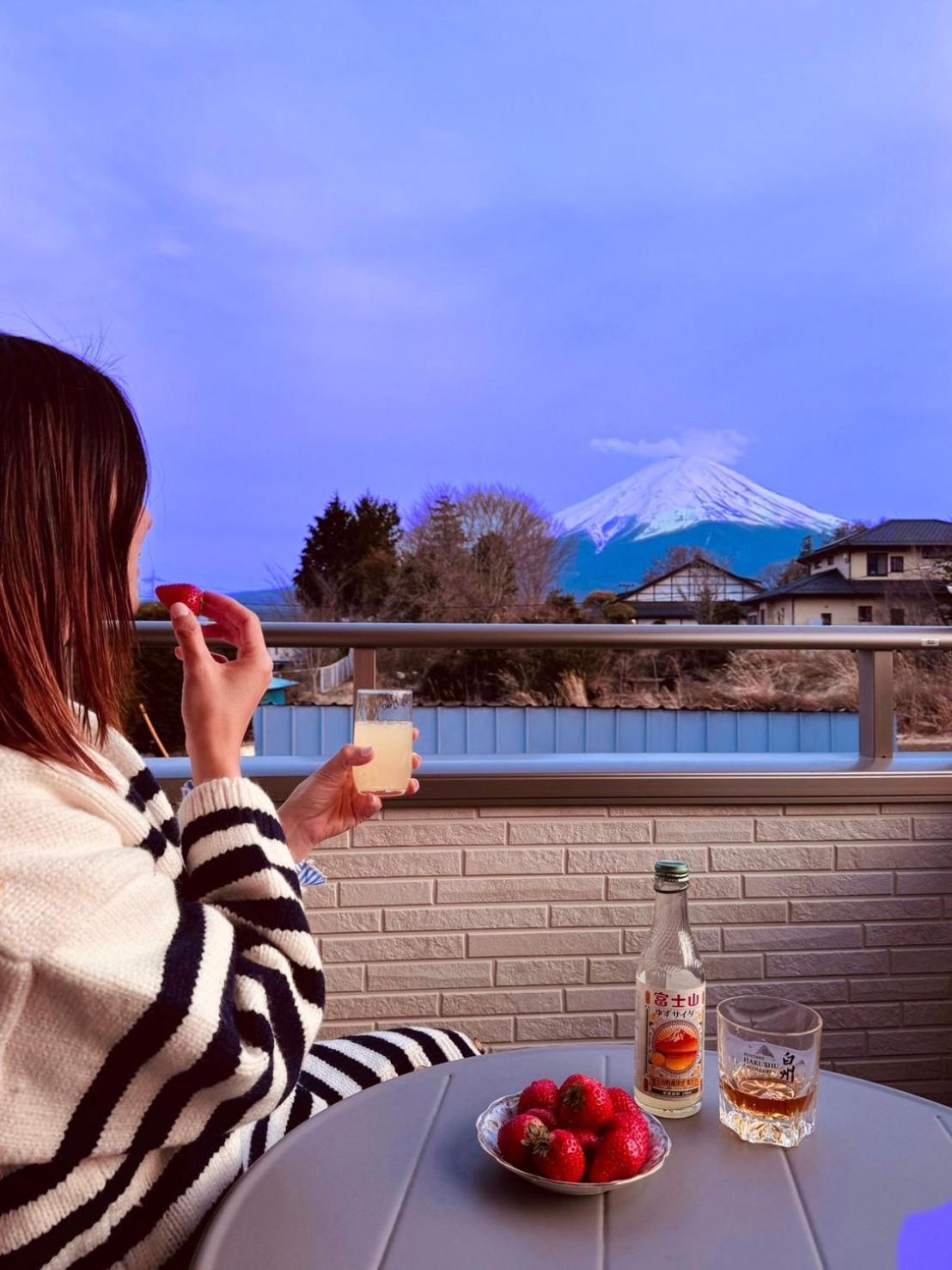 ヴィラ山間堂grandvilla Mt Fuji View Bbq Bonfire Annovillas Sankando Fujikawaguchiko Eksteriør billede