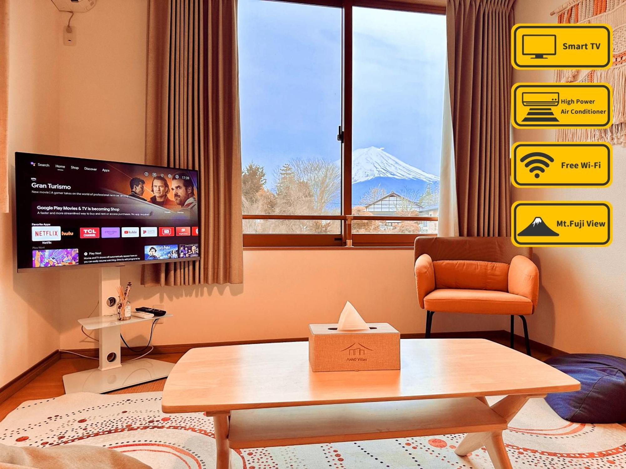 ヴィラ山間堂grandvilla Mt Fuji View Bbq Bonfire Annovillas Sankando Fujikawaguchiko Eksteriør billede
